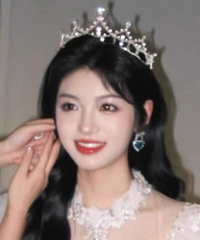 Out Alloy Zircon Hollow Crown Gold Beautiful FashionChic