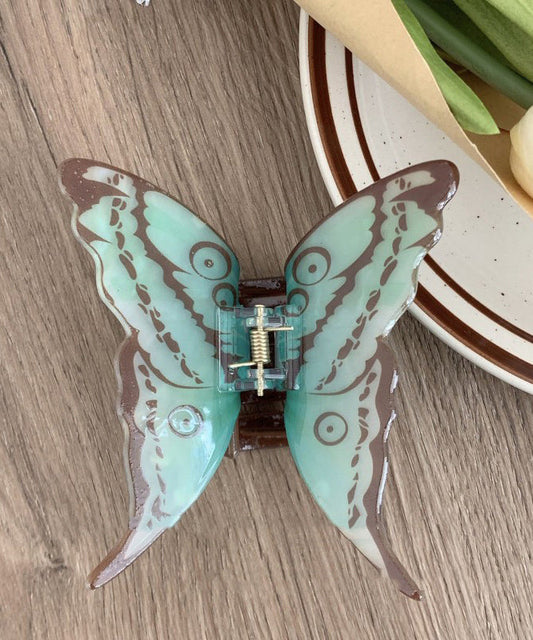 Beautiful Light Green Alloy Butterfly Hairpin AB1085 Genistyle Shop
