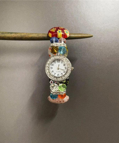 Quartz Zircon Overgild Movement Rainbow Beautiful Watches FashionChic