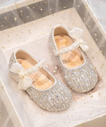 Shoes 2025 Beige Soft New Bottom Zircon Princess Girls' FashionChic