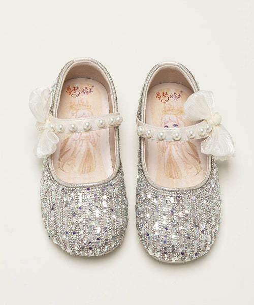 Shoes 2025 Beige Soft New Bottom Zircon Princess Girls' FashionChic