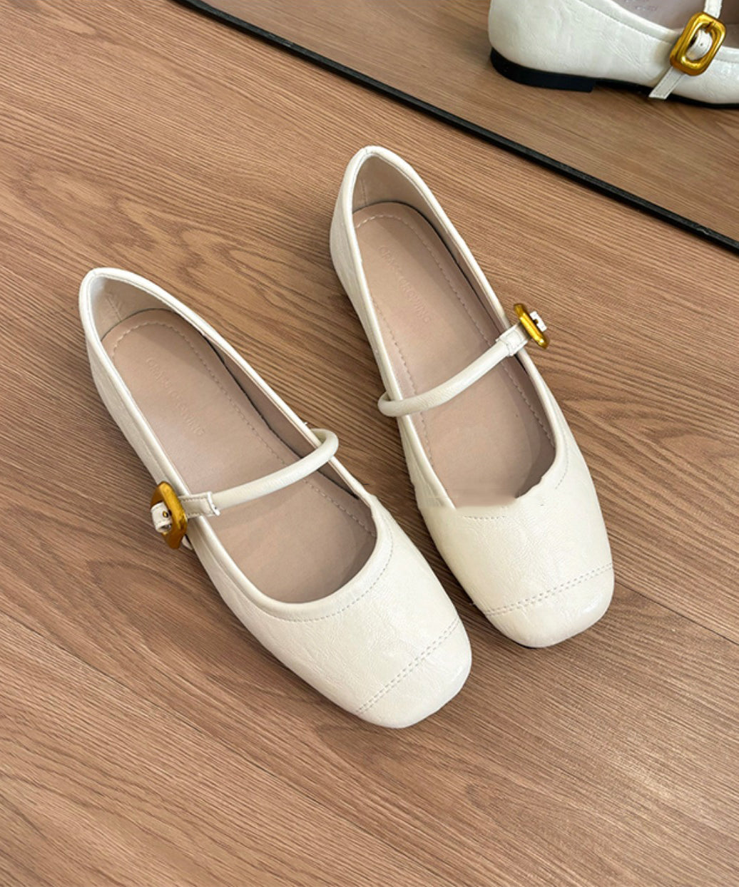 Splicing Black Women For Cowhide Leather Chic Shoes Flat FashionChic