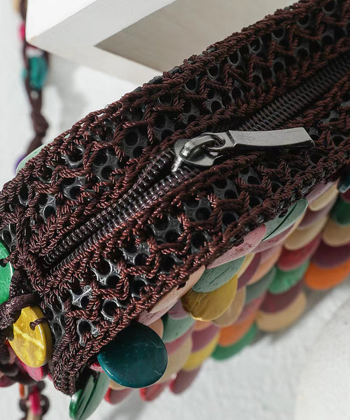 Bohemian Heart Handmade Beaded Diagonal Cross Bag HJ1043 Ada Fashion