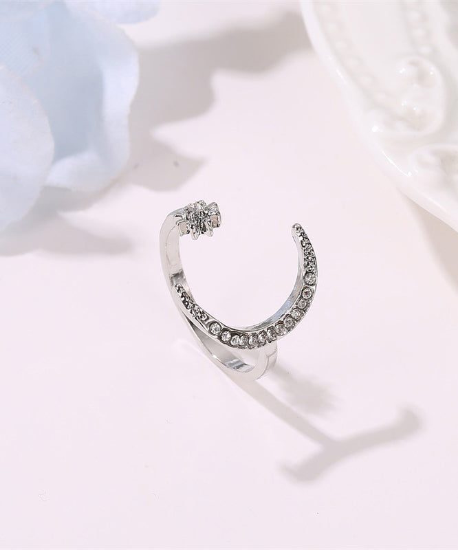 Bohemian Silk Metal Alloy Zircon Rings QU009 JEW-RIN241007