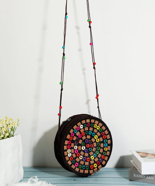 Bohemian Stylish Handicrafts Wooden Messenger Bag HJ1049 Ada Fashion