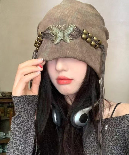 Bohemian Tie dye Tassel Bead Versatile Boonie Hat RB052 ABC