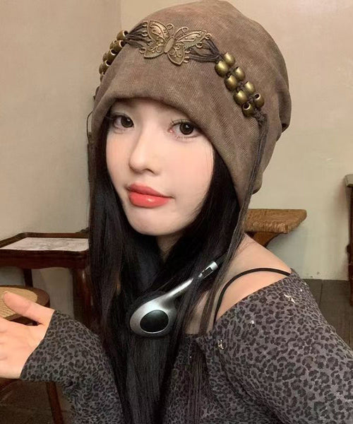 Bohemian Tie dye Tassel Bead Versatile Boonie Hat RB052 ABC