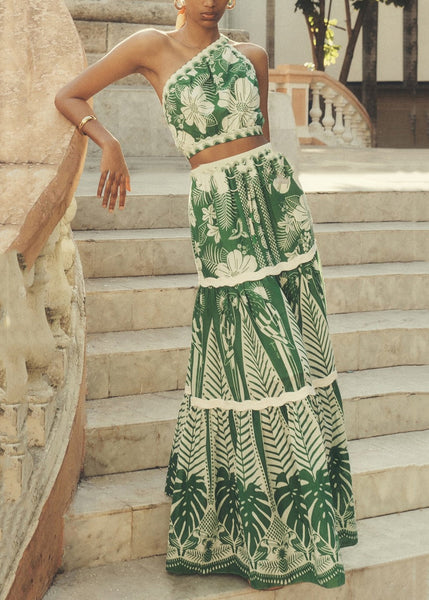 And Shoulder Top Style Bohemian Waisted Short High One Vacation FashionChic