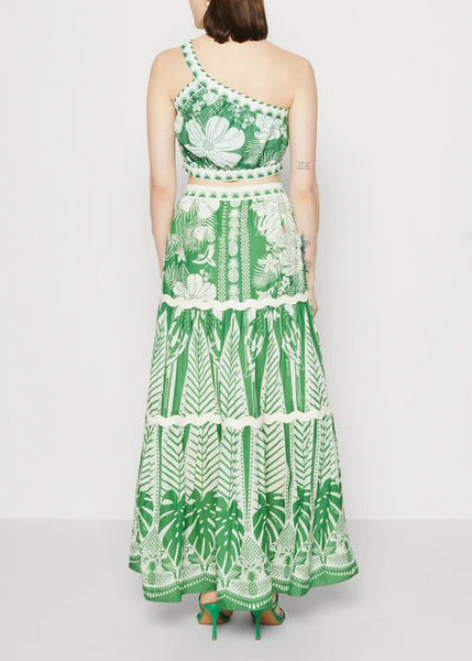 And Shoulder Top Style Bohemian Waisted Short High One Vacation FashionChic