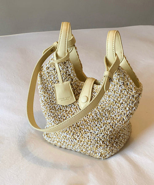 Straw Shoulder Bag Bohemian Woven Versatile FashionChic