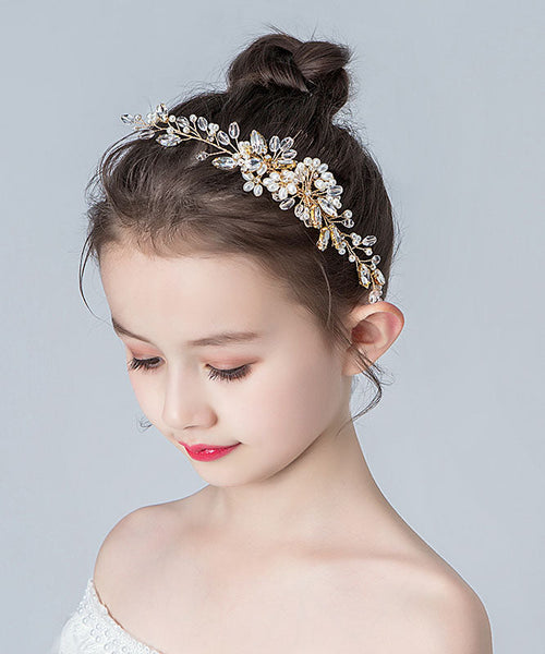 Boho Alloy Zircon Cryst Kids Hairpin IU040 TZ-FQ-HAI240802