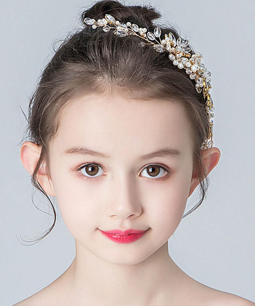 Boho Alloy Zircon Cryst Kids Hairpin IU040 TZ-FQ-HAI240802