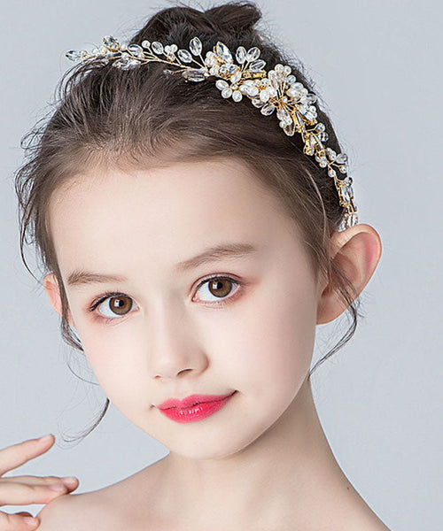 Boho Alloy Zircon Cryst Kids Hairpin IU040 TZ-FQ-HAI240802