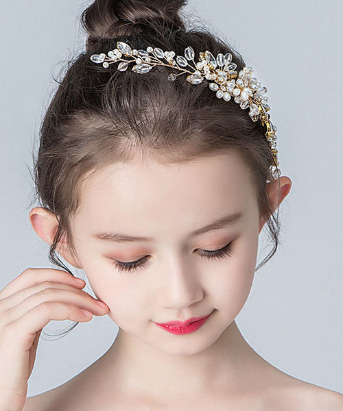 Boho Alloy Zircon Cryst Kids Hairpin IU040 TZ-FQ-HAI240802