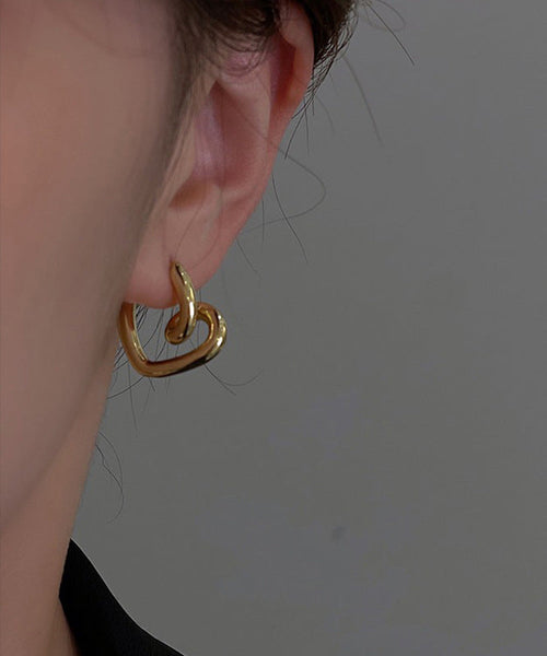 Alloy Gold Hoop Love Boho Earrings FashionChic