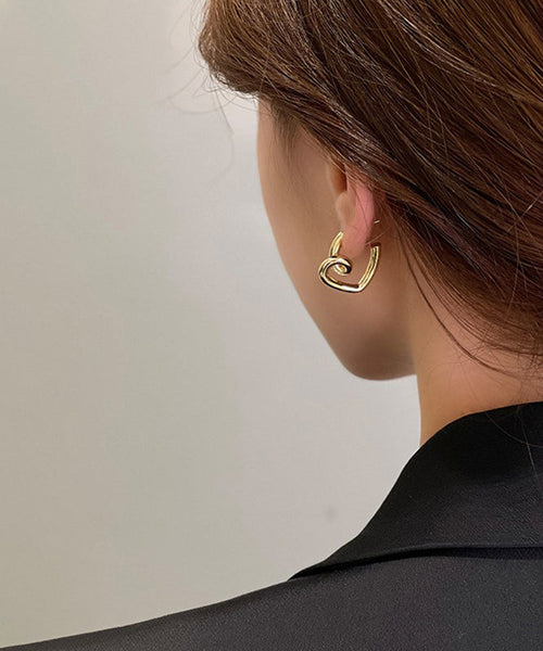 Alloy Gold Hoop Love Boho Earrings FashionChic