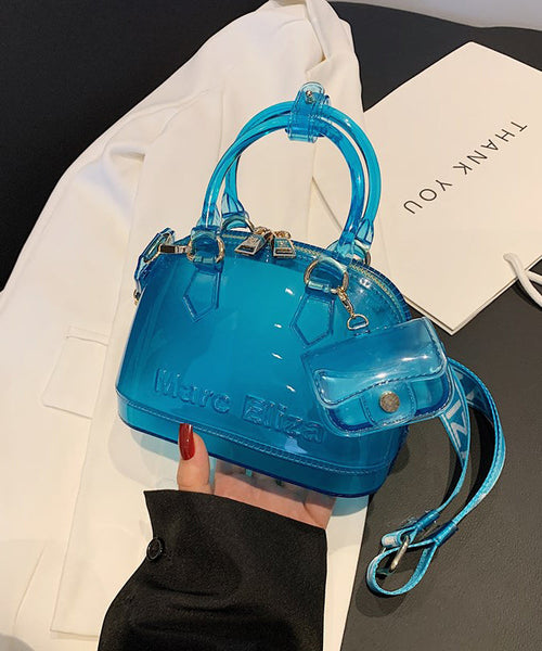 Durable Mixed Color Boho Solid Tote Girls Handbag FashionChic