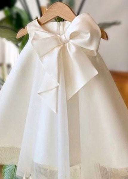 Boho Pink Bow Patchwork Tulle Girls Maxi Dress Summer YS028 ABC