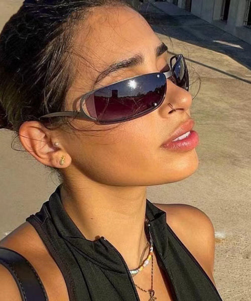 Boho Silk Hollow Out Metal Sunglass XS1038 Ada Fashion