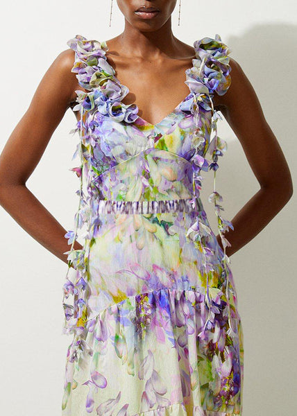 Set Lingerie Boho And Bodysuit Maxi V-Neck Print Skirts Patchwork FashionChic