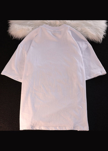 Boutique Black Men Shirt T O Summer Embroideried Cotton Neck FashionChic