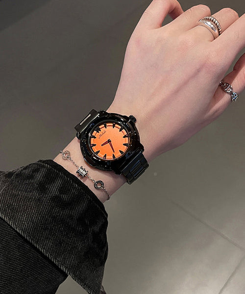 Black Quartz Steel Alloy Movement Boutique Watches Stainless FashionChic
