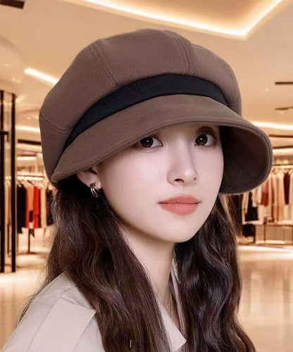 Boutique Black Versatile Woolen Beret Hat RB056 ABC