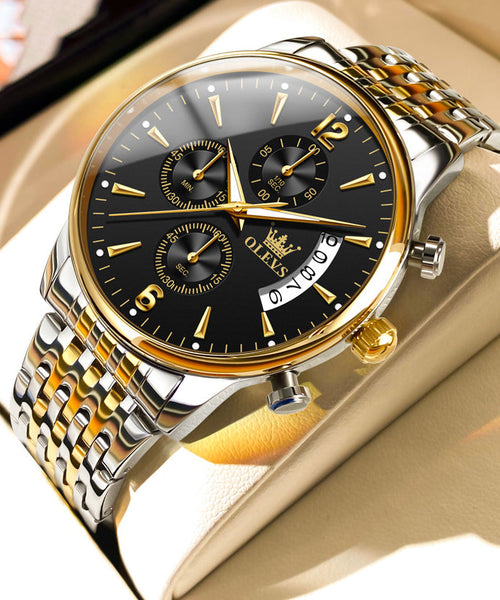 Alloy Blue Quartz Movement Boutique Waterproof Steel Stainless FashionChic