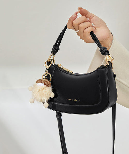 Bag Calf Leather Boutique CrossBody Coffee Durable Versatile FashionChic