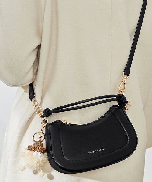 Bag Calf Leather Boutique CrossBody Coffee Durable Versatile FashionChic