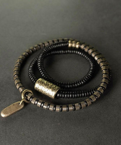 Boutique Beads Colorblock Sandalwood Copper Gold And Ancient FashionChic