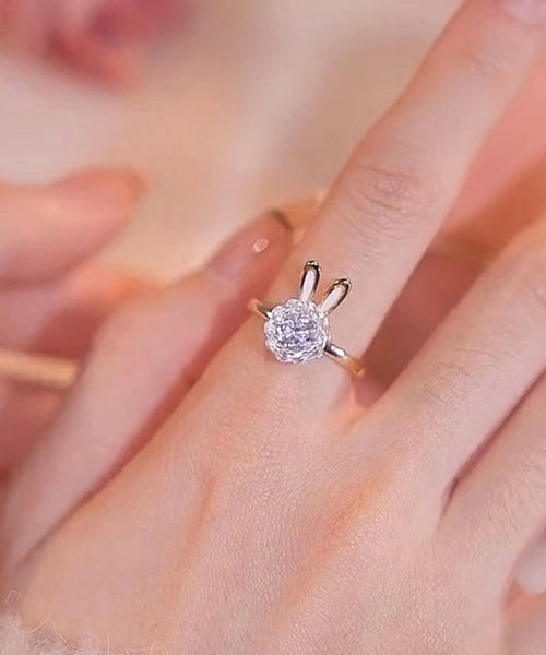 Boutique Gold Alloy Little Rabbit Rings GH1044 Ada Fashion