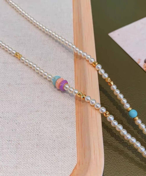 Pendant Pearl Alloy Boutique Gold Elephant Little Necklace Beads FashionChic