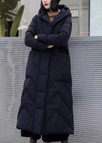 Boutique Green Embroidered Hoodies Duck Down Puffers Coat Winter TI022