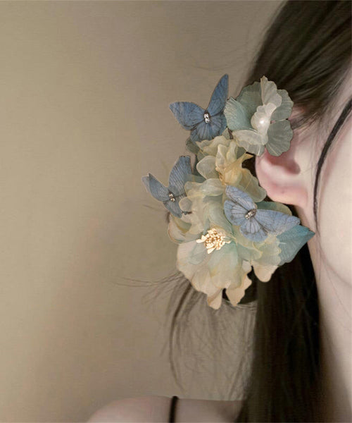 Little Tulle Yellow Alloy Hairpin Floral Boutique FashionChic