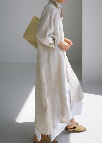 Boutique Navy Peter Pan Collar Cotton Shirts Dresses Spring TH032