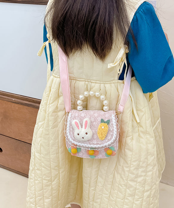 Boutique Pink Rabbit Pearl Decoration Messenger Bag IU018 Bag-BGS240803