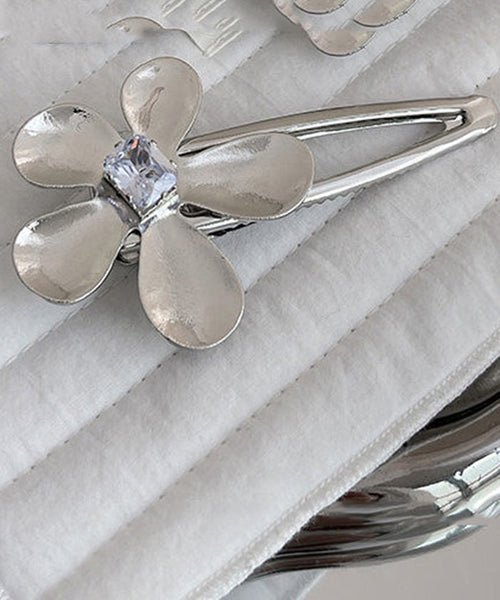 Zircon Alloy Boutique Floral Silk Hairpin FashionChic