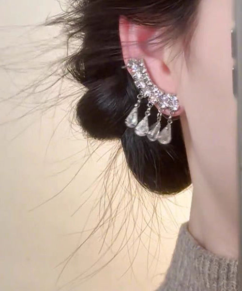 Silk Stud Overgild Boutique Tassel Earrings Copper Water Drop FashionChic