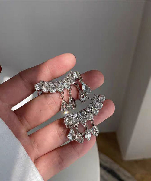 Silk Stud Overgild Boutique Tassel Earrings Copper Water Drop FashionChic