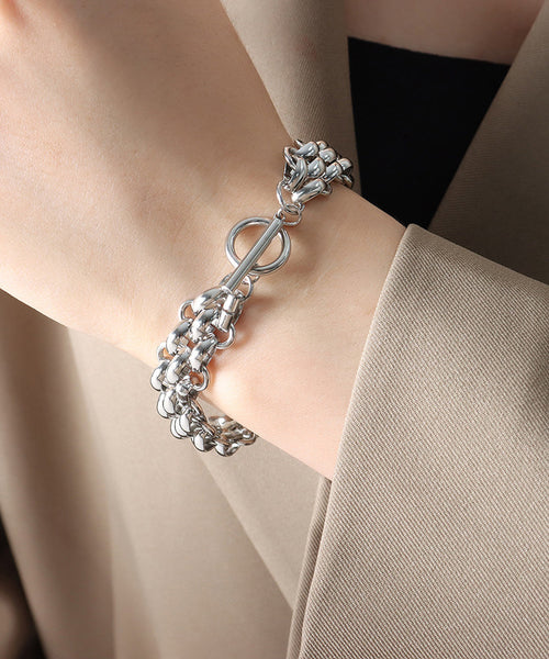 Boutique Silk Stainless Steel Chain Chain Bracelet TS024
