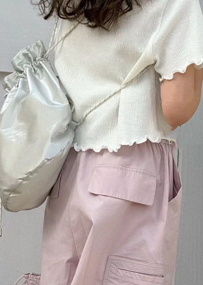 Boutique White Ruffled Print Girls Top Summer SS1003 MM-RCTZ-STP240601