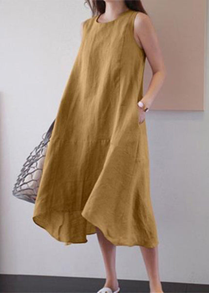 Brief Blue O-Neck Patchwork Vacation Long Dresses Summer VB1092 Ada Fashion