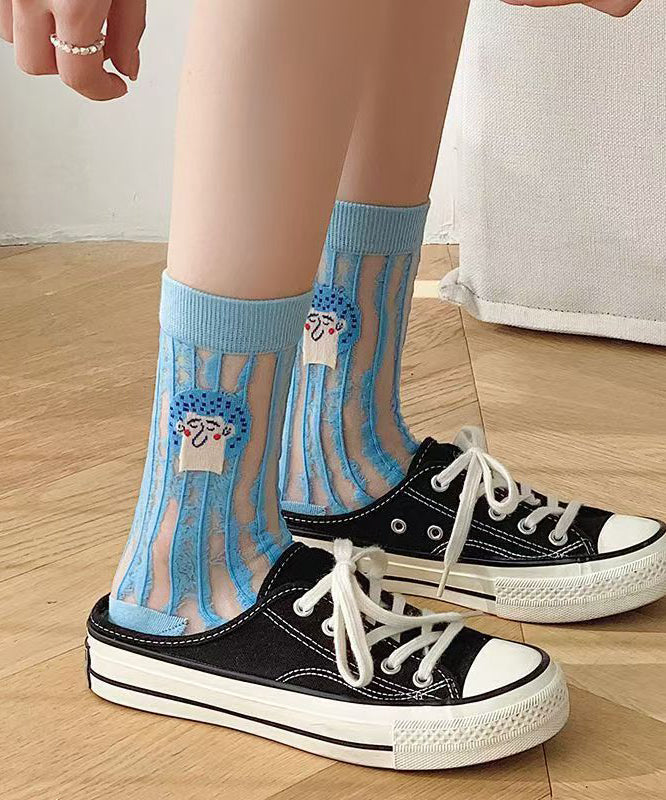 Cartoon Summer Thin Breathable Two Sided Trendy Socks KJ049 WZ240714