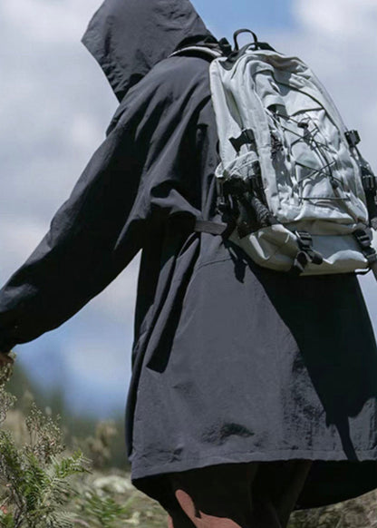 Casual Army Green Hooded Pockets Oversized Cotton Mens Coats Spring YQ003 ABC