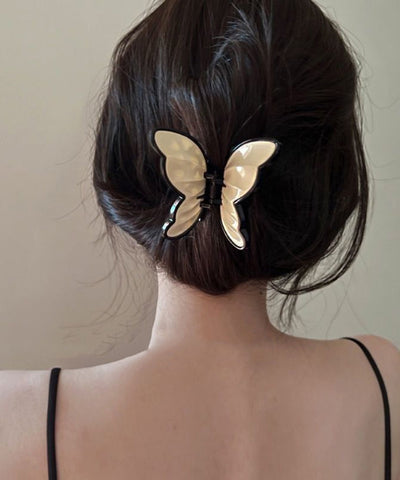 Acrylic Hairpin Casual Alloy Beige FashionChic