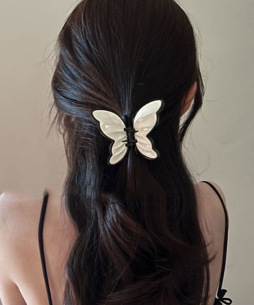 Acrylic Hairpin Casual Alloy Beige FashionChic