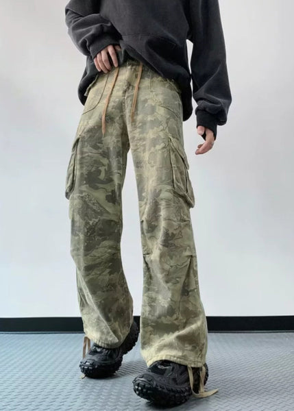 Casual Camouflage Print High Wais Men Denim Pants SA066 Men-casual-MENP240726