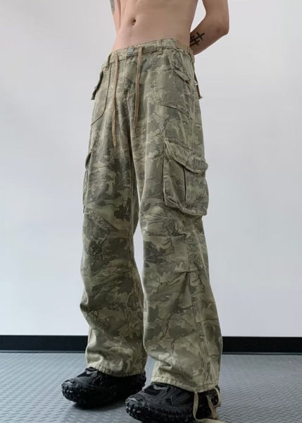 Casual Camouflage Print High Wais Men Denim Pants SA066 Men-casual-MENP240726