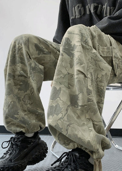 Casual Camouflage Print High Wais Men Denim Pants SA066 Men-casual-MENP240726